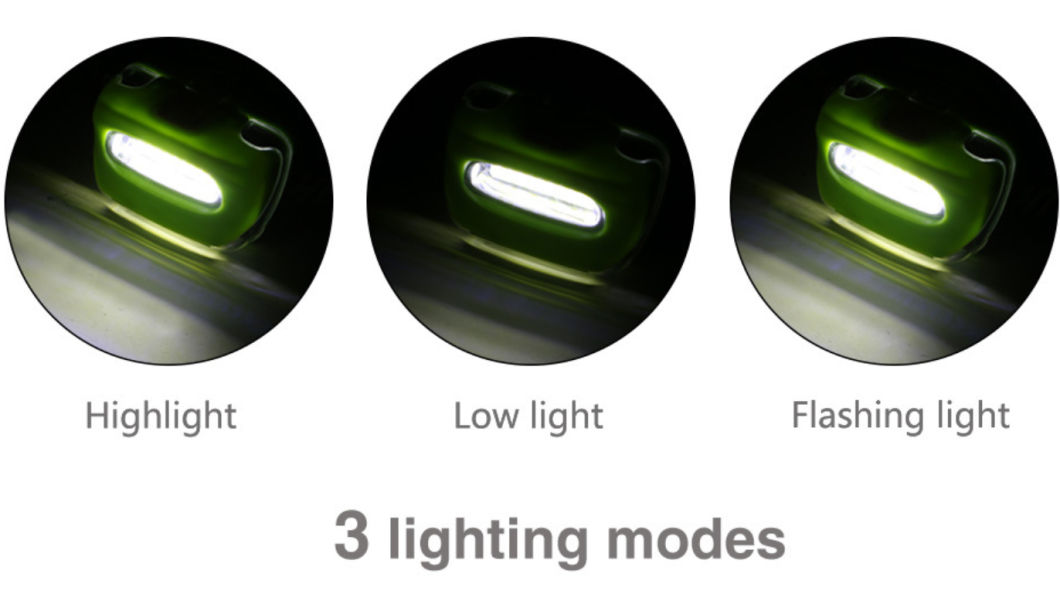 COB LED Battery Headlamp 3 Lighting Modes Waterproof Adjustable Head Torch Super Bright