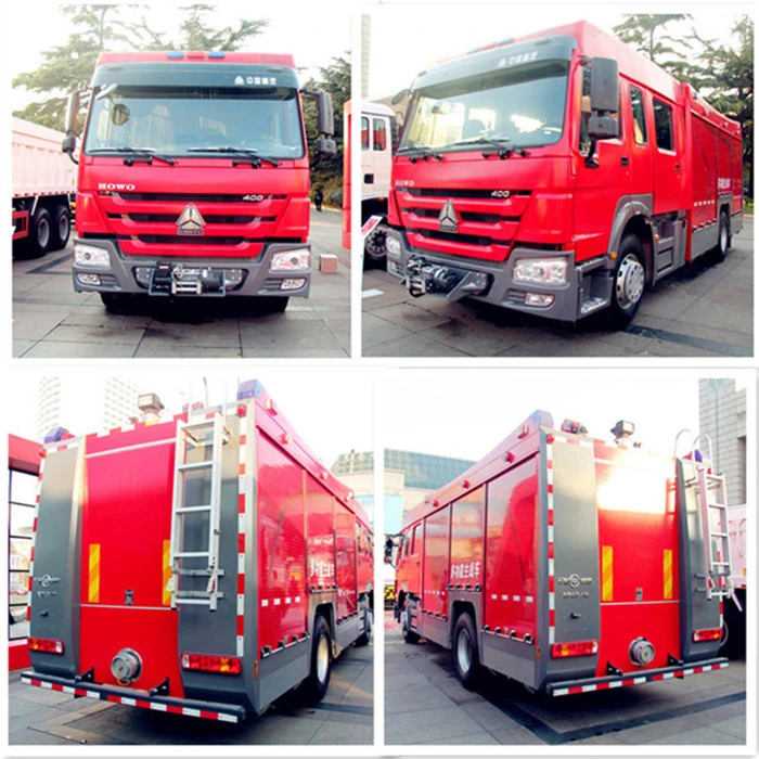China's High Quality Fire Truck 4X2 Water Fire Truck HOWO Fire Fighting Truck