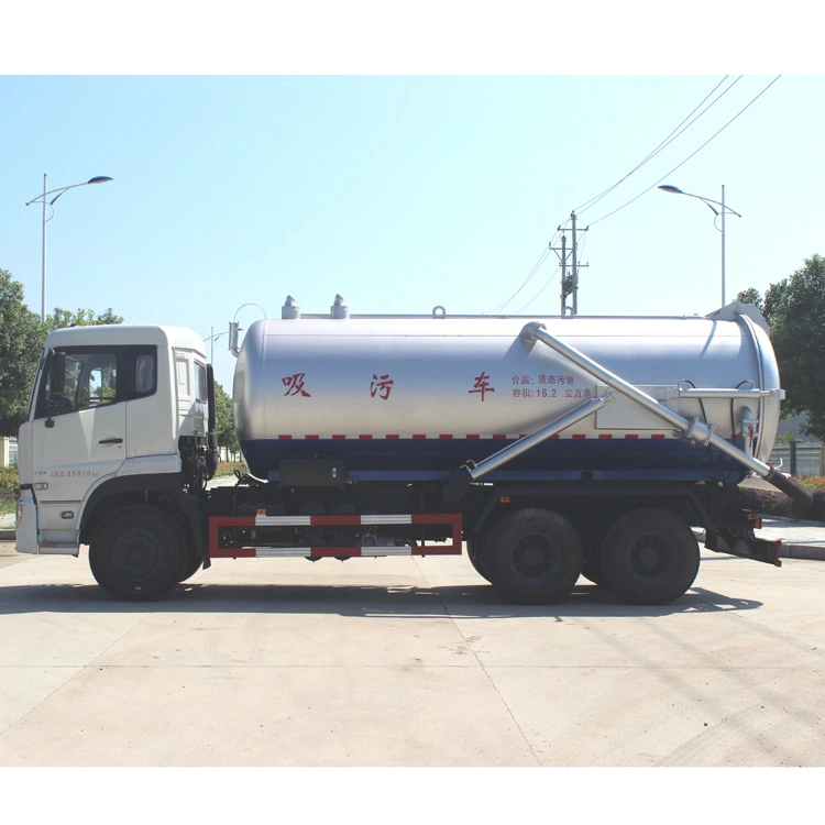 Runli Auto Kingrun Cabin 10000L-18000L 6*4 Dongfeng 10000L vacuum Sucton Septic Suction Tanker Truck