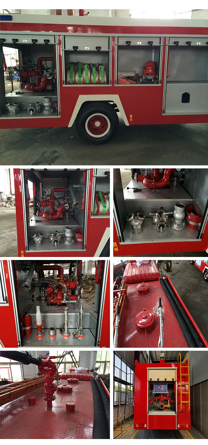 DFAC 5000~6000 Liter Water Fire Fighting Truck, Water Foam Fire Truck