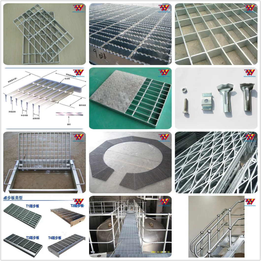 Customized Galvanized/Untreated Carbon/Stainless Steel Inclined Ladder, Galvanized Steel Ladder (Inclined Ladder, Vertical Ladder, Revolving Ladder)