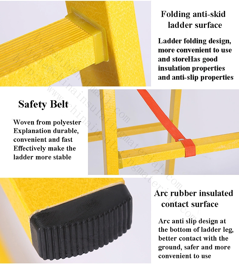 En131 FRP Ladder/Fiberglass Ladder/Fiberglass Folding Ladder