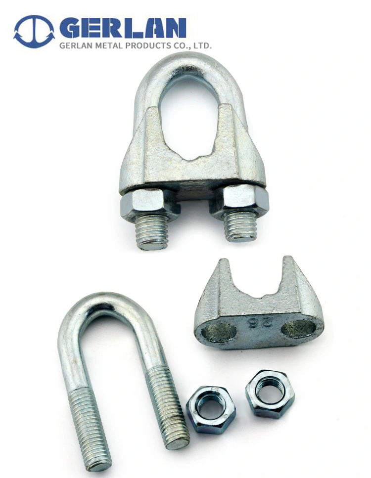 Galv Cheap DIN741 Safety Wire Rope Clamp Rope Accessories