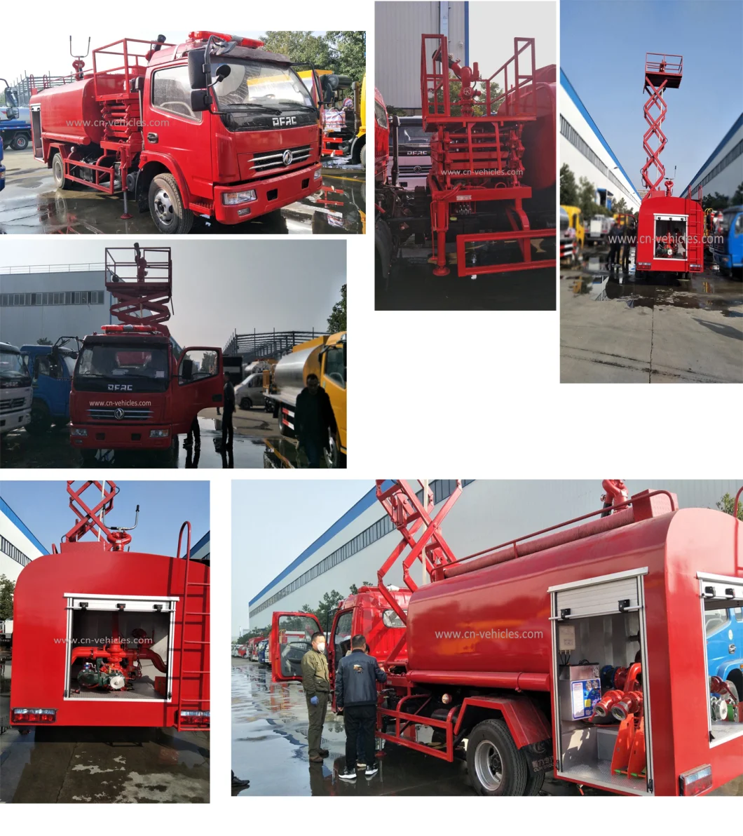 Bid Type 8000L Dongfeng DFAC Fire Extinguisher Foam Powder Water Tank Fire Fighting Truck Fire and Rescue Truck
