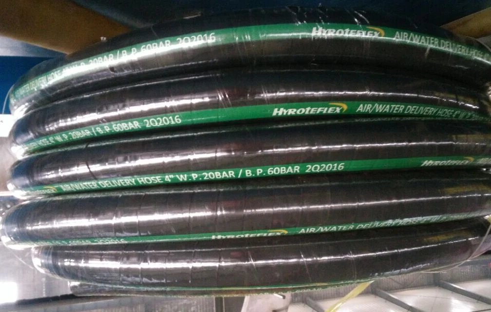 Black Wrapped Cover Air Water Delivery Hose/Rubber Water Suction Hose