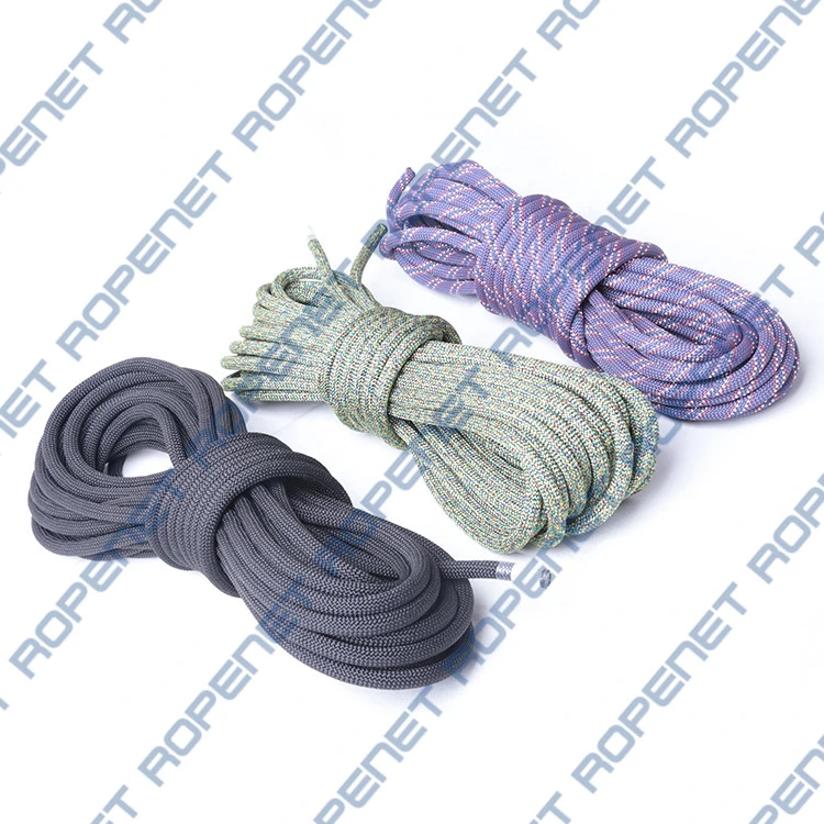 Factory Price Outdoor Sport Rope Colored Safety Static Climbing Rope