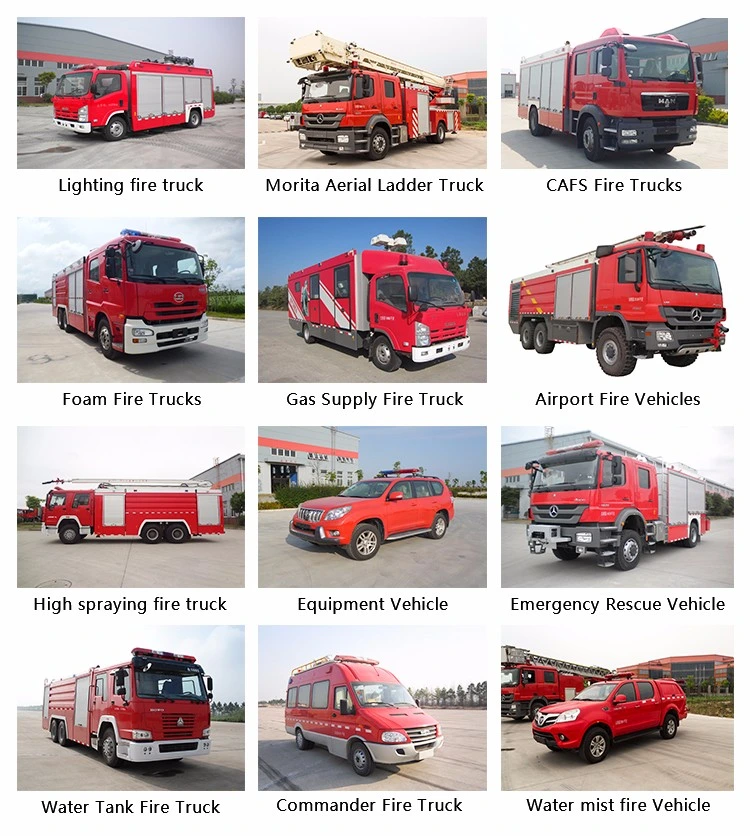 Dongfeng DFAC 4000L Water and 2000L Foam 4X4 Fire Truck for Sales