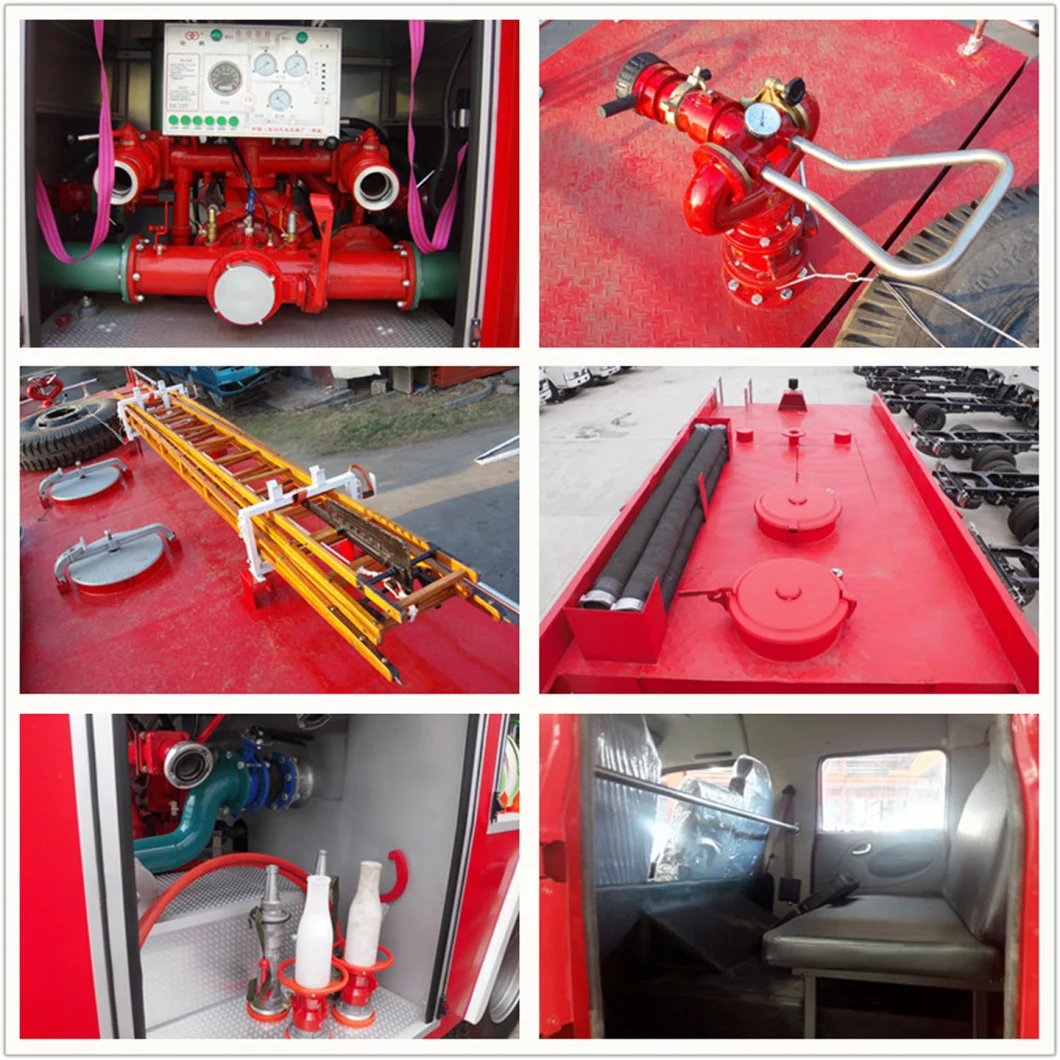 8 Tons Dongfeng Dry Powder Rhd Fire Fighting Truck for Army Use