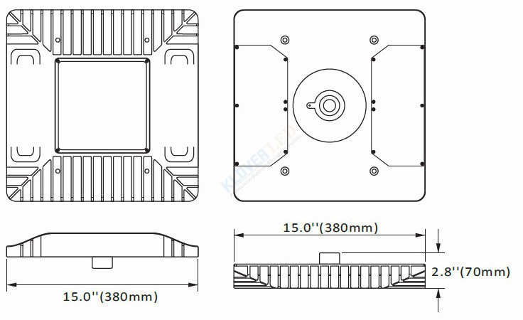 5 Years Warranty 150W LED Explosion Proof Light for Gas Station LED Canopy Light