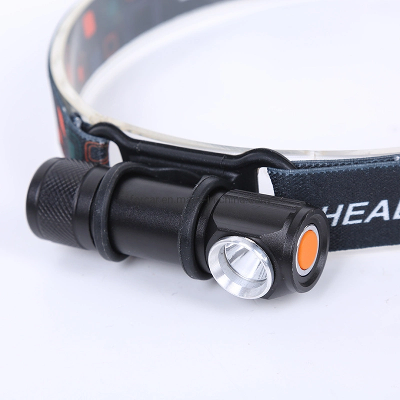 USB Charging Interface 3 Dimming Modes Lighting Head Torch Camping Fishing Lamp Headlamp Flashlight