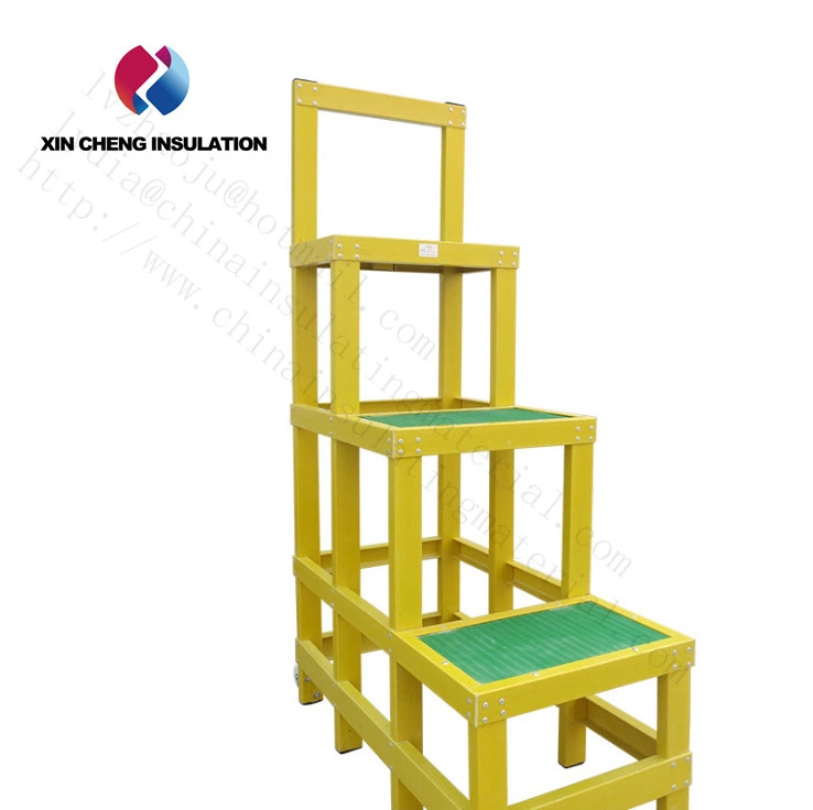 Anti Corrosion FRP Material Industrial Platform Ladder/Step Ladder Stool