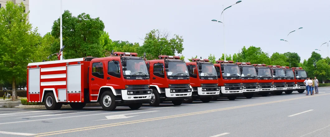 Lsuzu Fire Truck Aerial High Spray Jetting Fire Fighting Truck with 65 Meters Fire Height