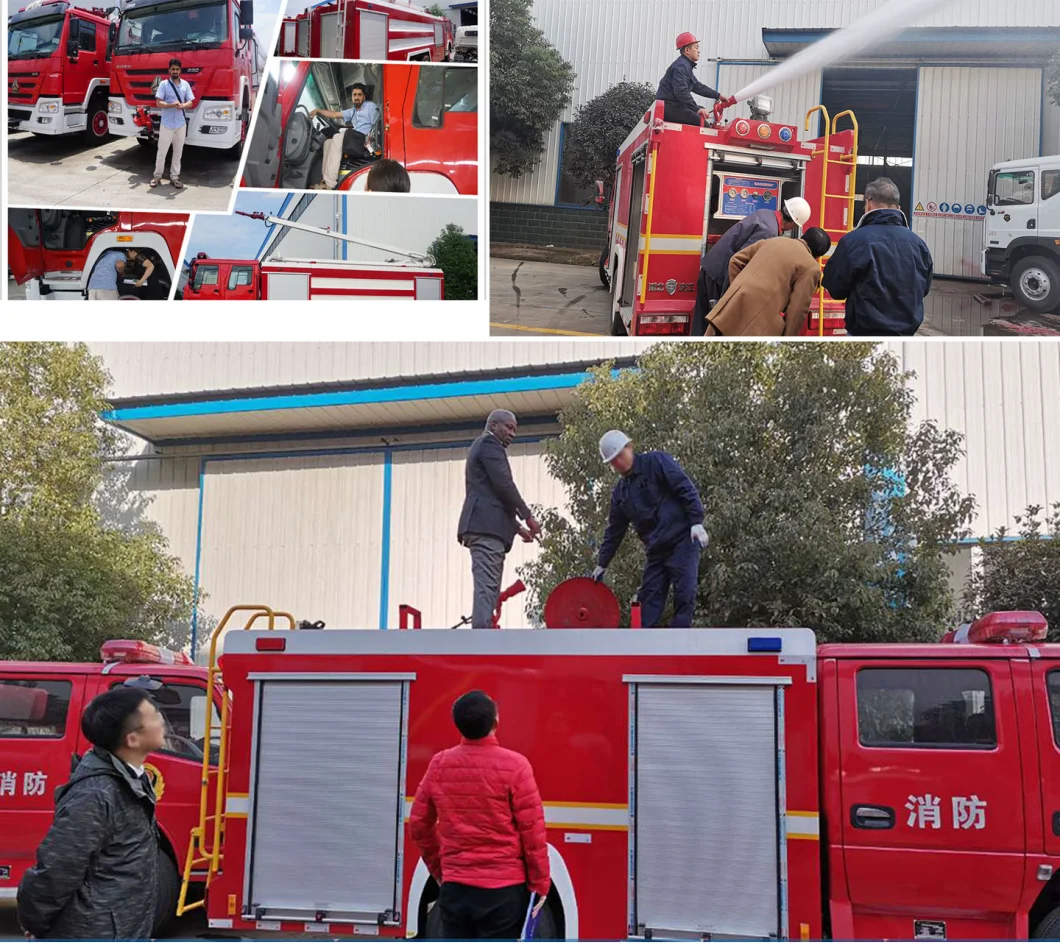 10000L 6X4 Sinotruk HOWO Heavy Duty Water Foam Tank Fire Rescue Fighting Truck Fire Engine