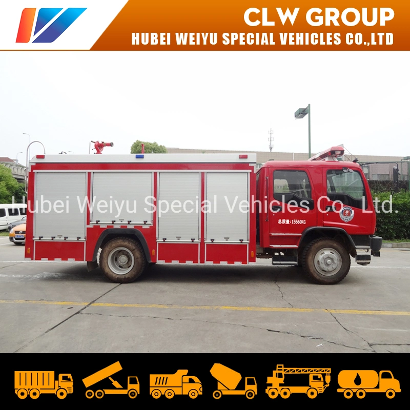 Isuzu Emergency Rescue Fire Vehicle 240HP Rescue Fire Truck Mounted 5tons Crane