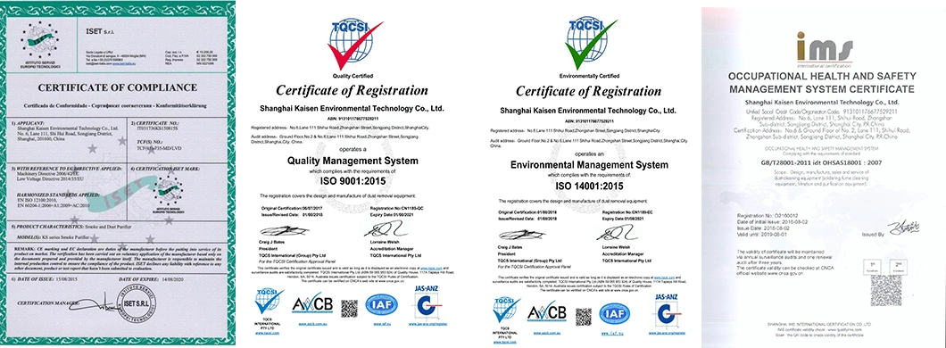 High Vacuum Welding Dust/Smoke/Smog/Soot Collecting with PLC Monitor