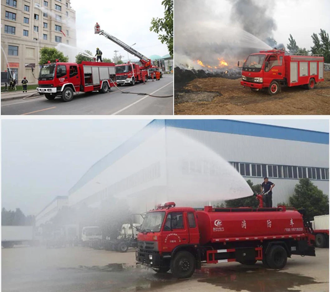 Isuzu Fire Rescue Truck with 10 Ton Crane