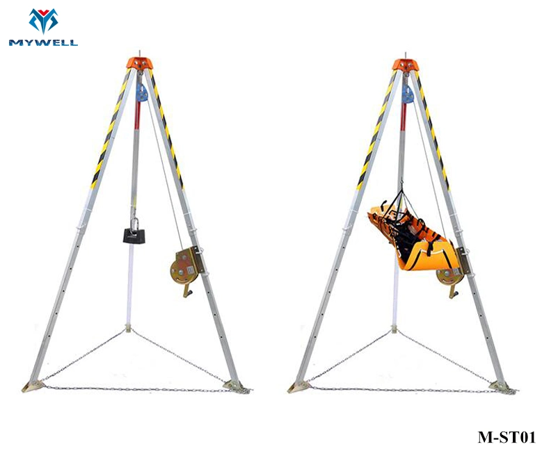 M-St01 High Quality Fire Lift Safety Rescue Tripod for Lifesaving