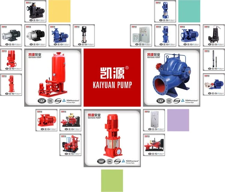 3.7kw Horizontal Centrifugal Fire-Fighting Pump, End Suction Fire-Fighting Water Pump