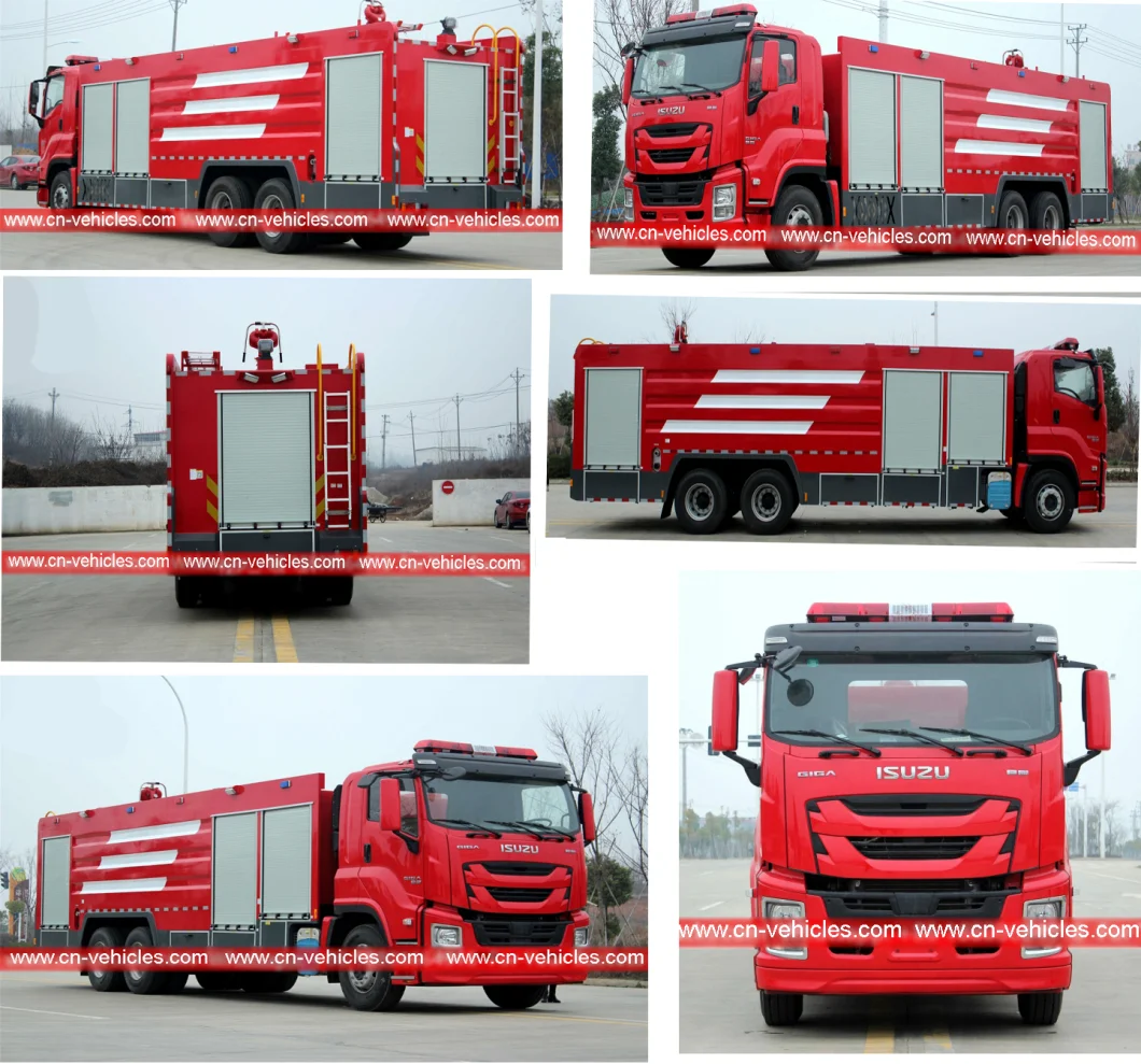 Best Isuzu Giga 12cbm Water Foam Fire Truck Export to Philippines