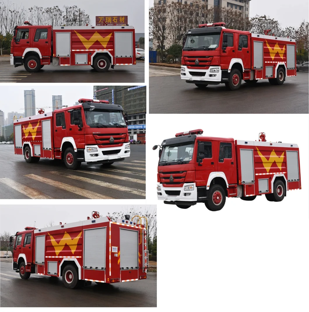 10000L 6X4 Sinotruk HOWO Heavy Duty Water Foam Tank Fire Rescue Fighting Truck Fire Engine