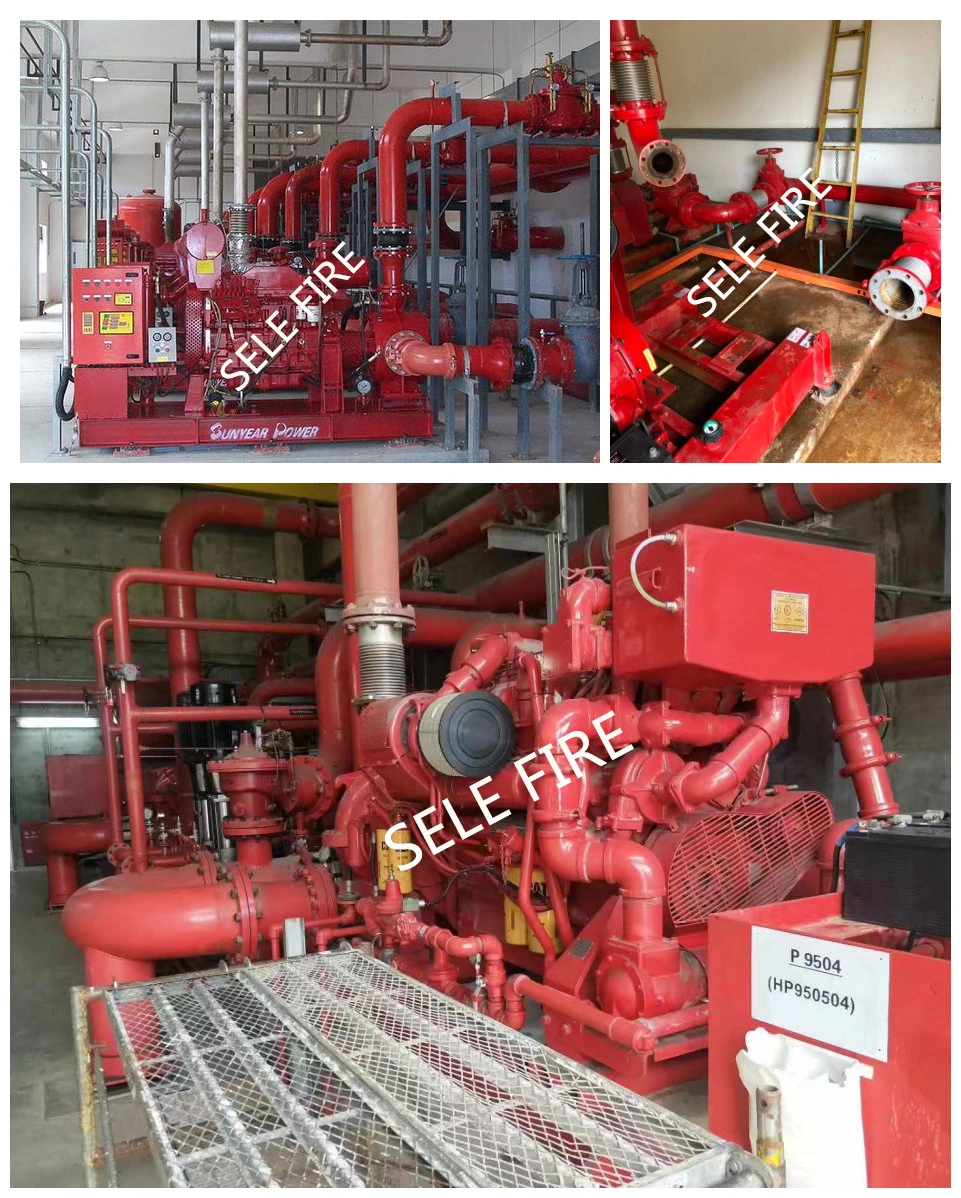 Short Delivery Time Fire Fighting Equipment Diesel Split Case Fire Fighting Pump UL/FM