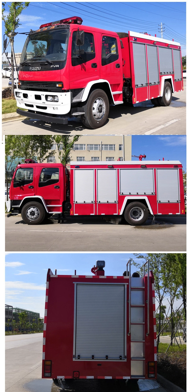 4X2 240HP Japanese Isuzu Water Foam Fire Truck for Sale