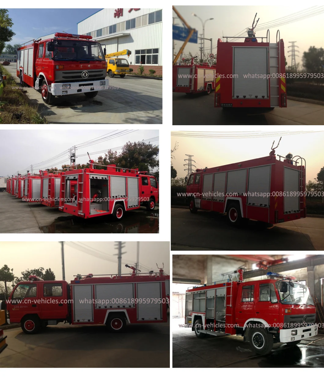 Dongfeng DFAC Fire Truck 6X4 Drive, 1500L, 290/300/336HP Diesel Engine Fire Fighting Vehicle