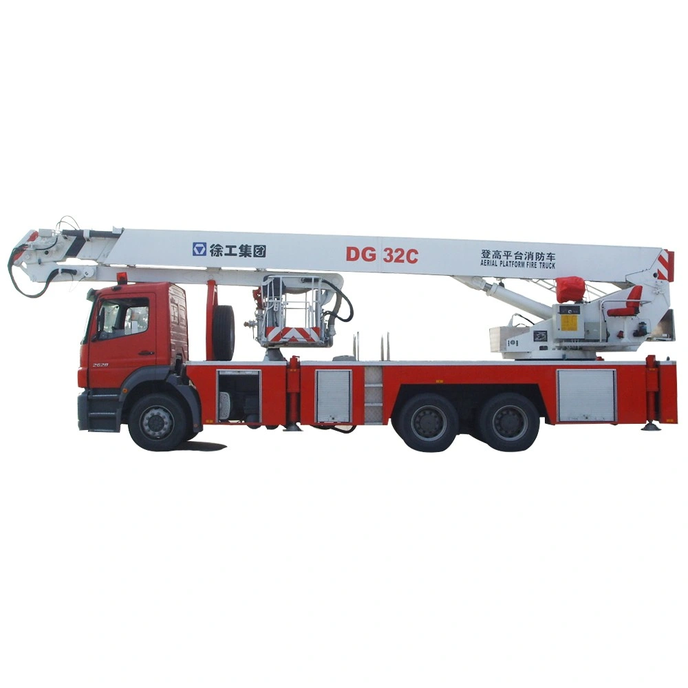 Top 1 Fire Fighting Equipment XCMG Official 32m Elevating Aerial Work Platform Fire Truck Dg32c for Sale