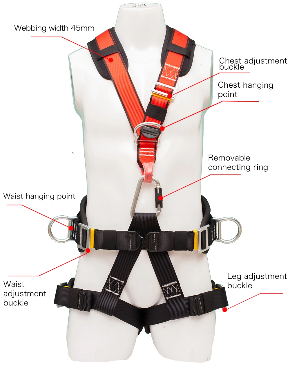Kaston Full Body Safety Harness Safety Belt Arné S De Seguridad