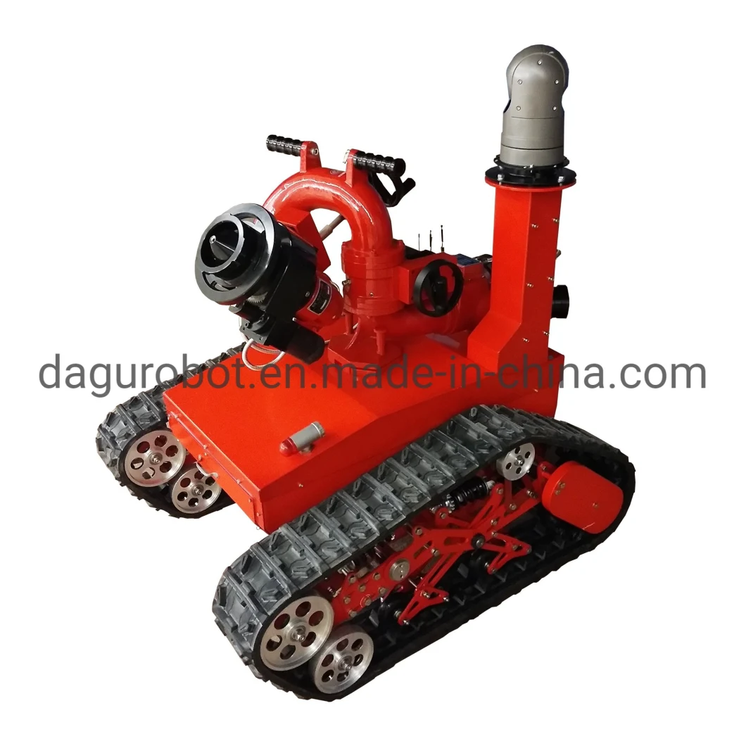 Outdoor Long-Distance Control Fire Rescue Fire Fighting Robot for Firefighter