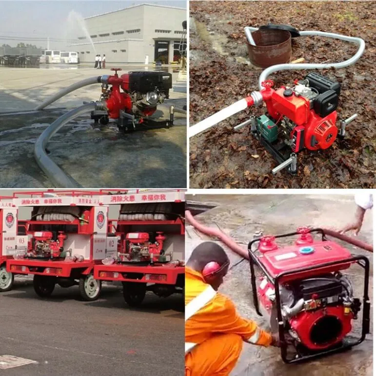 Bj-22b Fire Fighting Equipment Diesel Engine Driven Portable Fire Fighting Water Pump
