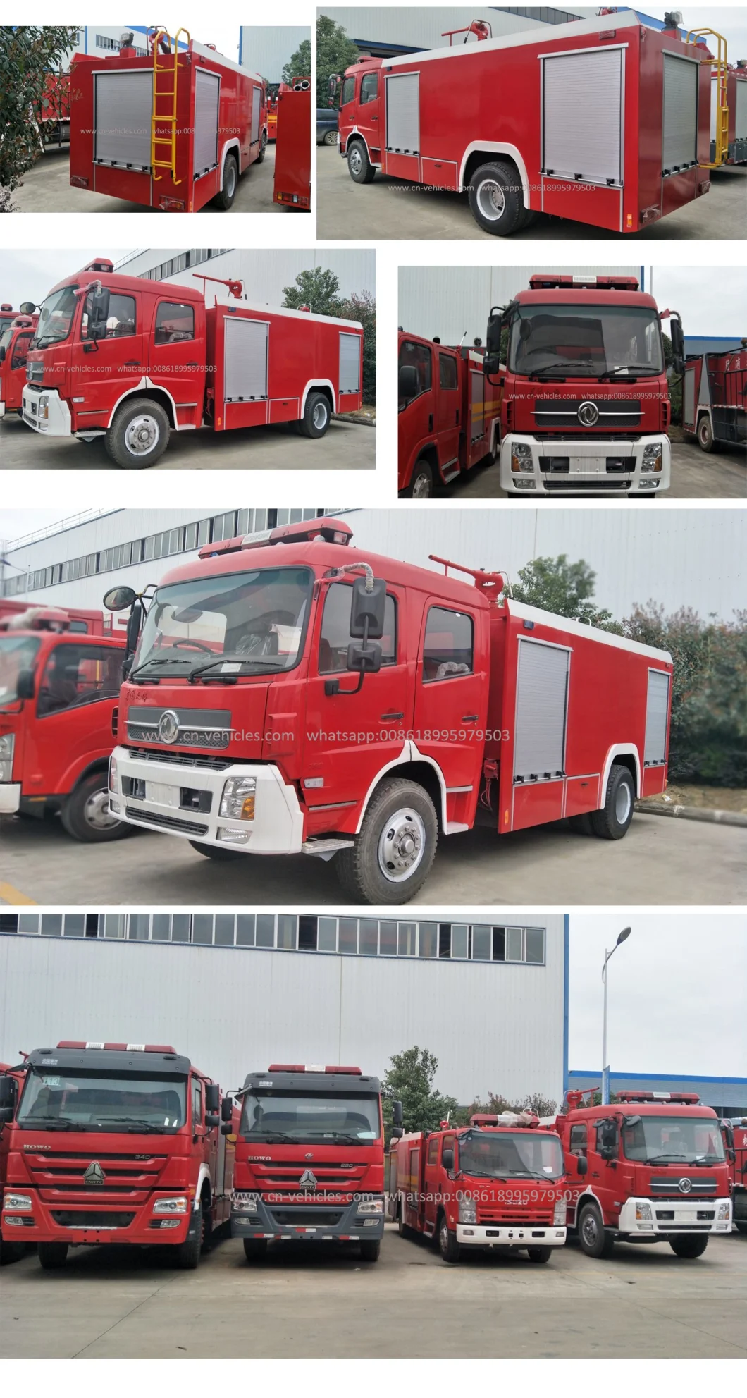 Dongfeng DFAC 4000L Water and 2000L Foam Fire Fighting Truck for Sale