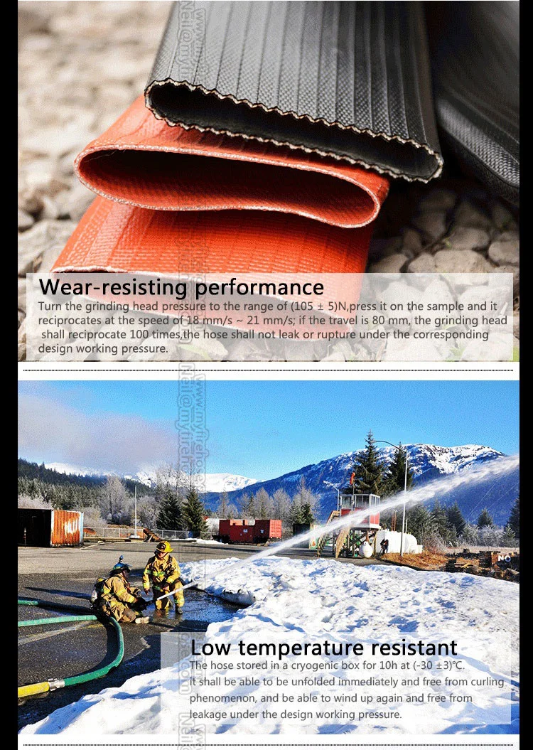 6 Inch High Pressure Durable Fabric PVC Fire Hose Price