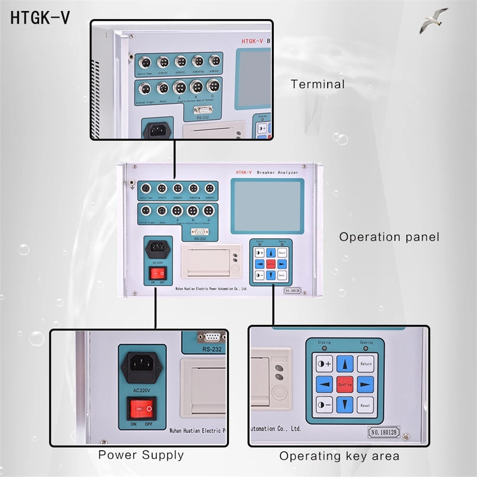 Htgk-V Power System Protection Relay Set Overall Test Circuit Breaker Simulator