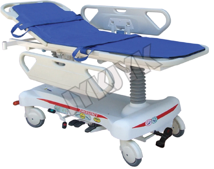 Rise-and-Fall Stretcher Cart Hospital Bed Patient Trolley Patient Stretcher