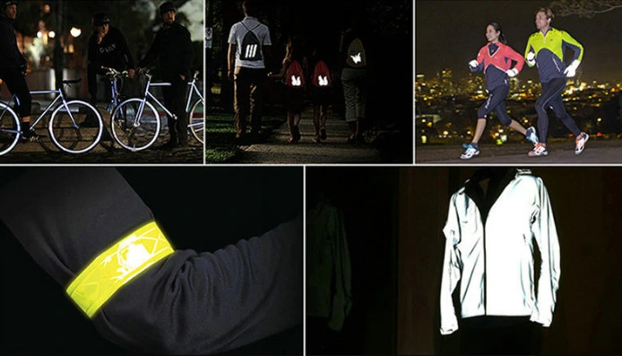 Wholesale in Stock Different Colors Signal Reflective Safety Belt /Night Running Safety Sportswear