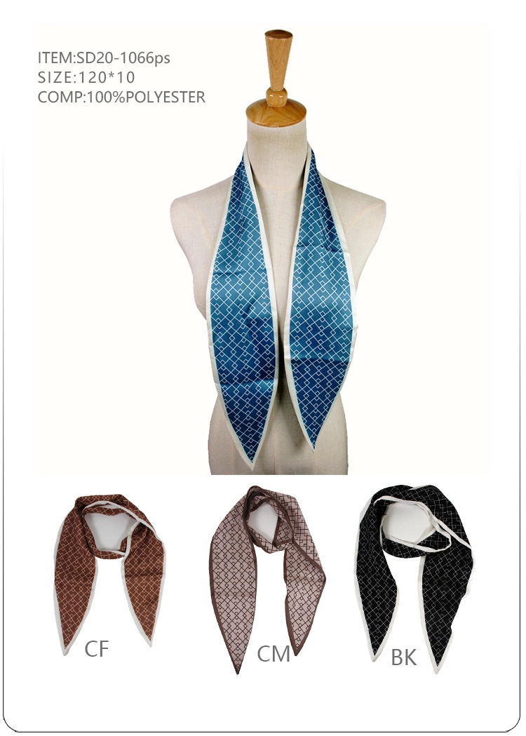 Tie Scarf Fashion Scarf Polyester Scarf Silk Scarf