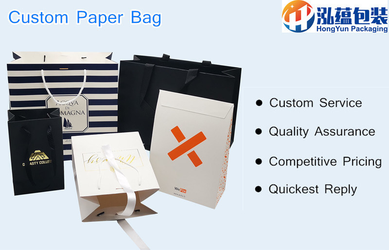 Hot Sell Custom Women Silk Scarf Paper Packaging Bag