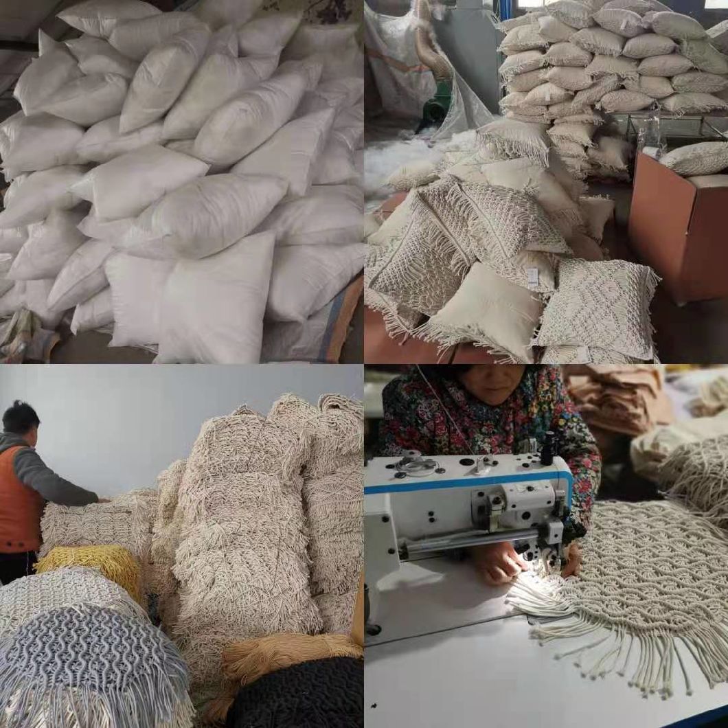 2021 New Macrame Handmade Cotton Thread Pillow Covers Sofa Cushion Cover Decorative Pillowcases Home Textile