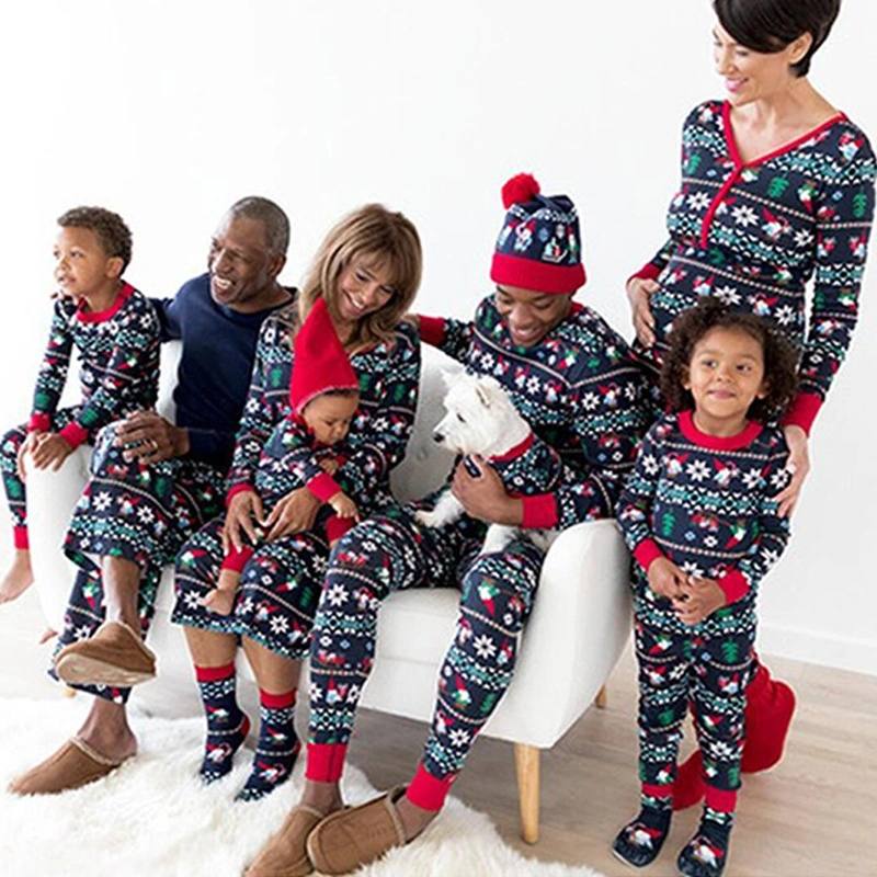 Wholesale Sleepwear Kids Cotton Printed Winter Korean Oversized Sleepwear Pajama