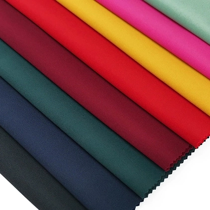 Women Polyester Satin Fabric Shiny High Quality 100 Polyester Lining Fabric Satin Silk Fabric