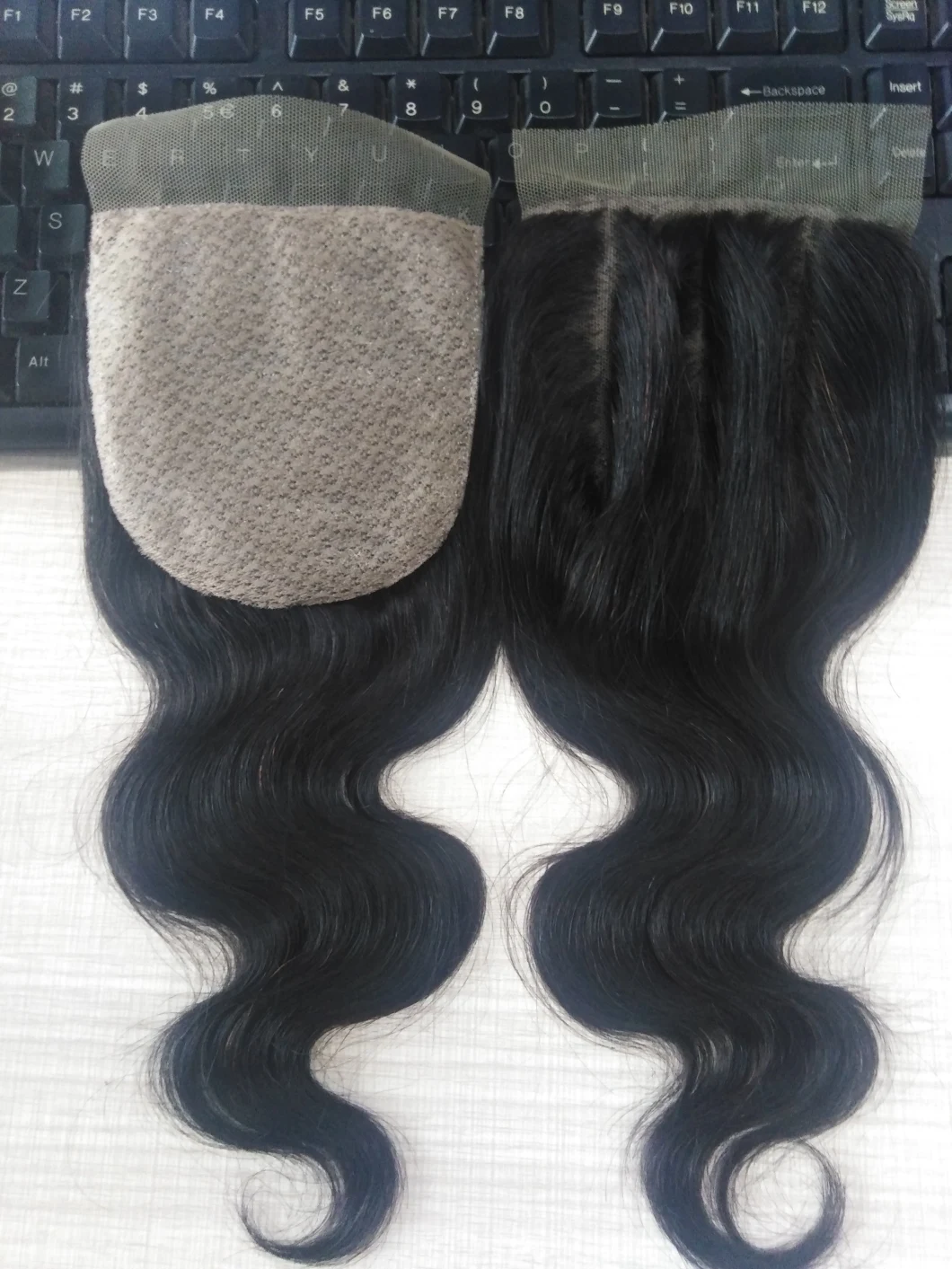 Remy Hair with Closure Straight Bundles with Closure 10A Silk Closure Transparent Silk Closure