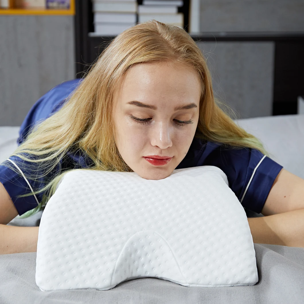 Office Memory Pillow Ice Silk Fabric Slow Rebound Sponge Memory Pillow
