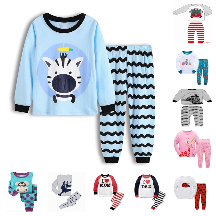 Kids Pajamas Set Baby Girl Clothing Sets Design Your Own Cotton Pajamas Kids Wholesale Pajama Sets