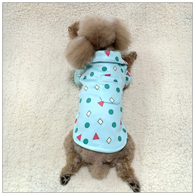 Pet Pajamas Crayon Small New Small Dog Pajamas Cat Net Red Autumn and Winter Clothing