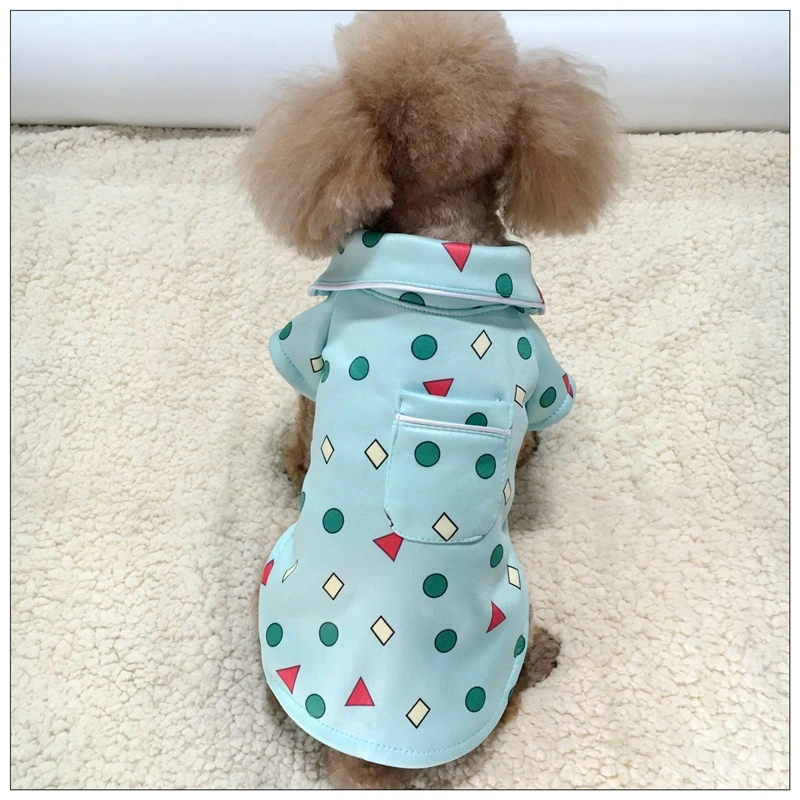 Pet Pajamas Crayon Small New Small Dog Pajamas Cat Net Red Autumn and Winter Clothing