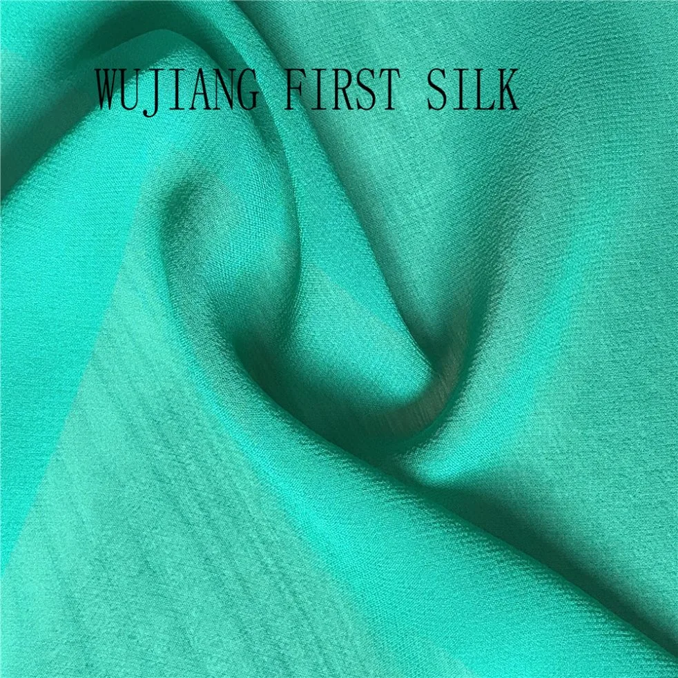 2018 Natural 100%Silk Chiffon Solid Dyed Fabric Silk Georgette Fabric, Silk Chiffon Fabric
