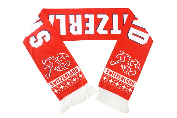 Hot Sell Football Fans Scarf/Warm Shawl Polyester Scarf