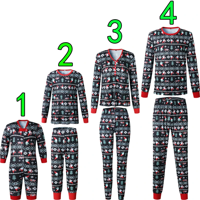 Wholesale Sleepwear Kids Cotton Printed Winter Korean Oversized Sleepwear Pajama