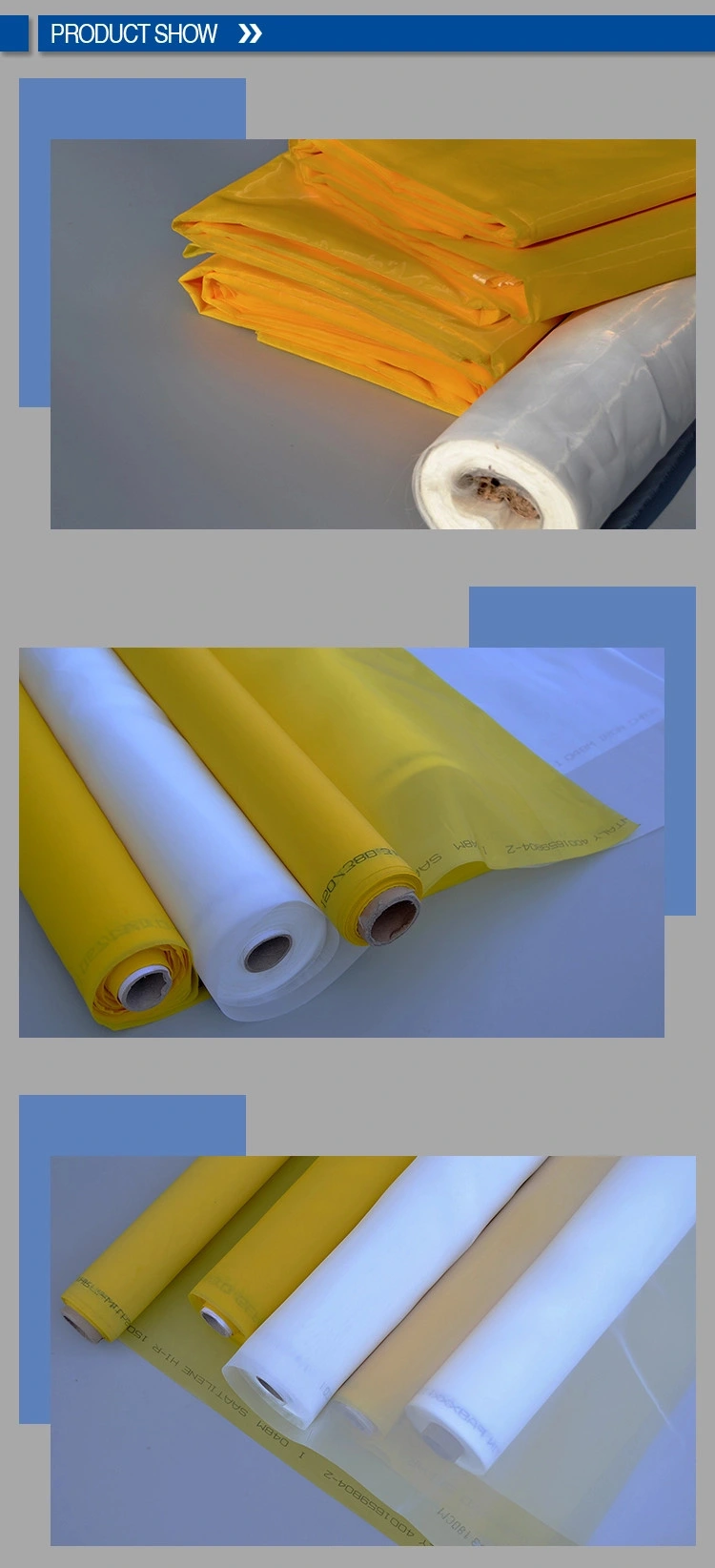 6t-180t Screen Printing Mesh for Silk Screen Printing Supplies